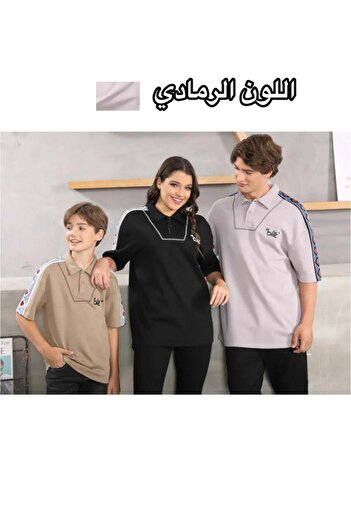 ALANAQA Boys' Oversized Polo T-Shirt for Unisex, Ages 5-16 Years