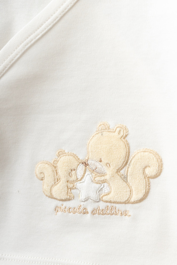Bebitof Cute Starry Squirrels Patterned 10 Piece Boxed Newborn Hospital Release Bodysuit Set