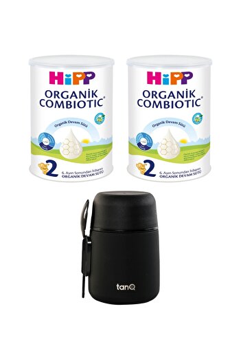 Hipp 2 Organik Combiotic Bebek Sütü 350 gr x2 - Ömür Boyu Garantili Bento Paslanmaz Çelik Mama Termosu