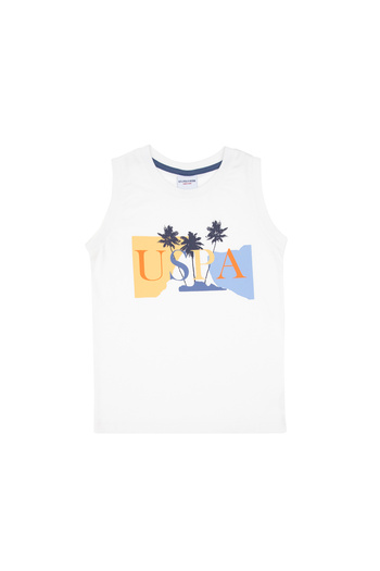 U.S. Polo Assn. Boy's Cream Pajama Set 50310819-Vr071