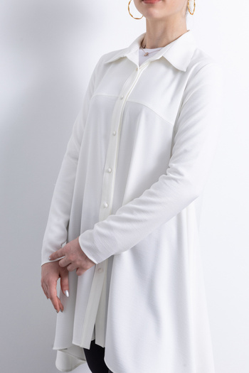 TUĞBA ERGÜL Women's Crepe Fabric Tunic 1230