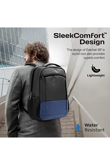Promate Travel Laptop Backpack, Premium Sleek Lightweight Laptop Bag, Tablet Pocket, Water-Resistanc