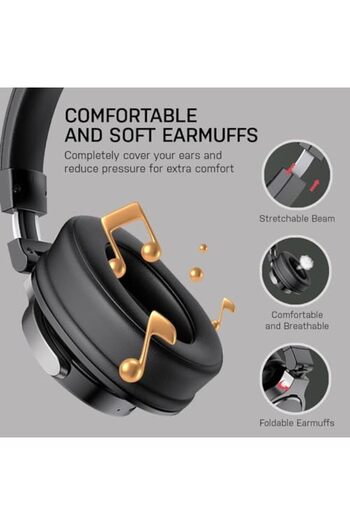 seeken Soundbreeze Eternity Active Noise Cancelling Headphone - Black