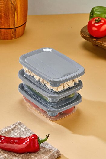 Mek life 600'Ml 3-Piece Box Storage Container