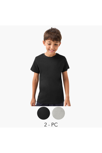Juniors Crew Neck Short Sleeves T-shirt - Set of 2