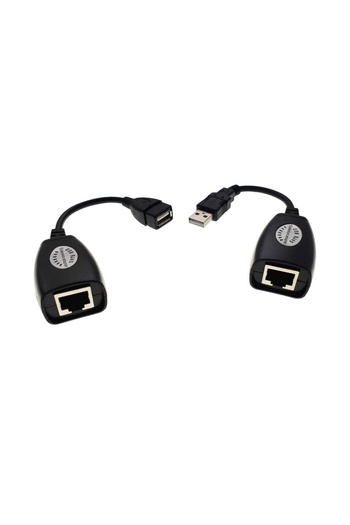 OEM Cablu prelungitor USB -RJXT tata - mama, extensie cablu USB cu RJ45 Cat5 si Cat6