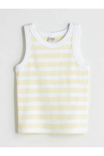 LC Waikiki Sparkling Selections from Shining Store |   Crew Neck Girl's Tank Top