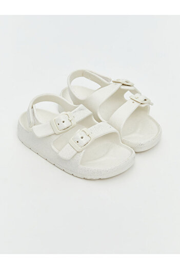 LC Waikiki White Velcro Girls Sandals