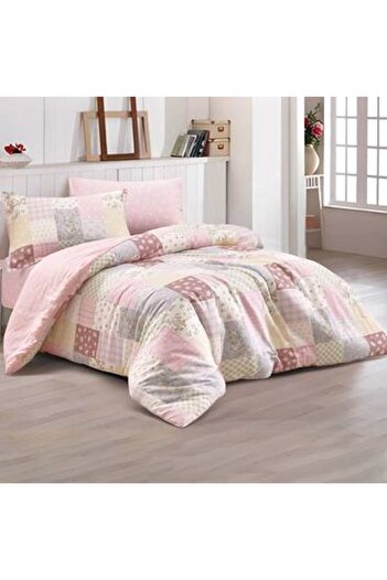 Pazar Home Bedding Bazaar Home Manarola Floral 4-Piece Queen Size Quilted Bedspread 180 x 225 cm