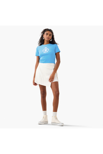SP Characters Chr L Graphic Rib Crop Tees