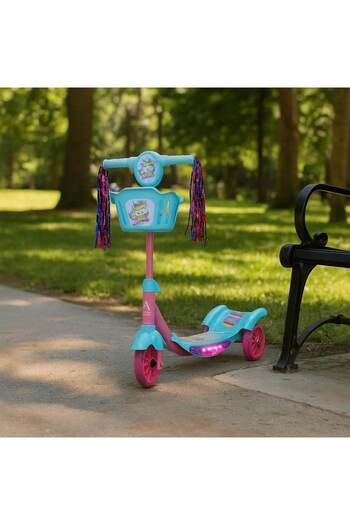ACTION ONE Kiddy children's scooter with lights and music, turquoise