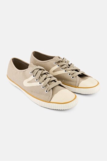 Tretorn Men Canvas Lace Up Casual Shoes, Grey