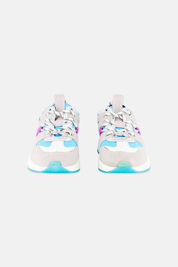 Steve Madden Women Gamegirl Lace Up Casual Shoes, Multicolor