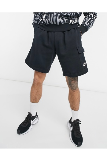 Nike Sportswear Club FT Cargo Men's Shorts Siyah Erkek Şort