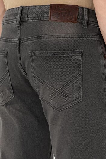 U.S. Polo Assn. U.S. POLO ASSN. ERKEK DOKUMA KUMAŞ STRAİGHT FİT AÇIK HAKİ DENİM PANTOLON