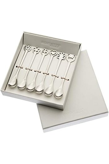 BUGATTI Casa PORTAFORTUNA IN-050A08/6 Mocha Spoons in Gift Box Set of 6