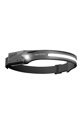 ESPERANZA Lanterna de cap cu banda LED COB 3W si reflector XPE 1W, senzor miscare, baterie Li-Ion 120 mAh