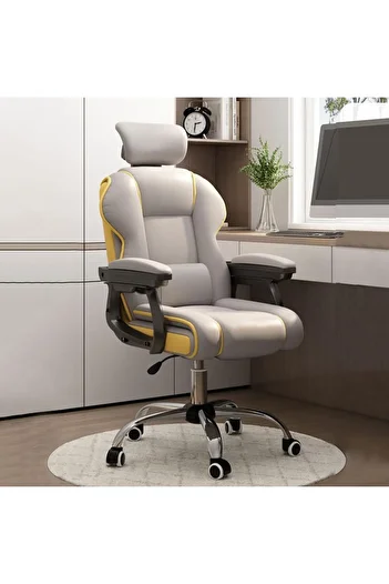 COOYA Computer Chair,360° Swivel Height Adjustment,Comfortable with Backrest,Perfect for Home