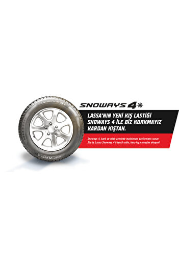 Lassa 195/60R15 88H SNOWAYS4 LASSA 2022 ÜRETİM KIŞLIK LASTİK
