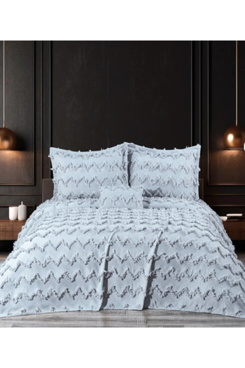 d'niss home touch of nature in your home Athena 4 Piece Double Pique Set