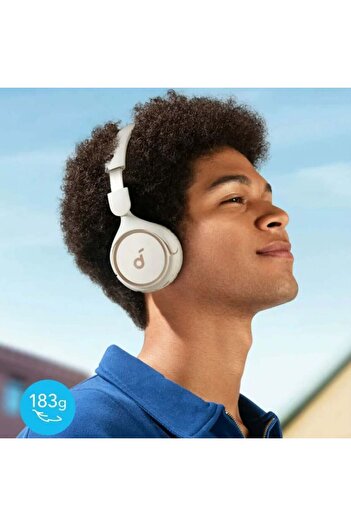 Anker Bluetooth 5.3 headphones, foldable - SoundCore H30i (A3012G21) - White