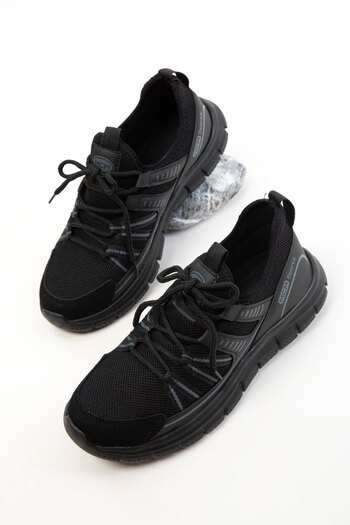 SOHO Schwarz-Schwarzer Herren-Sneaker 20746