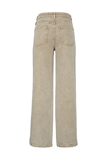 PIECES Pcfay Mw Wide Denim Jeans