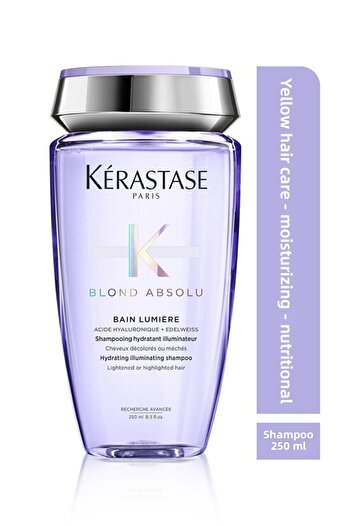 Kerastase Blond Absolu Bain Lumiere - Shine Shampoo, Treated and Refused Hair 250 ml