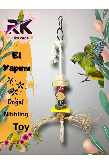 Ciko Kafes Natural Natural Parrot Toy