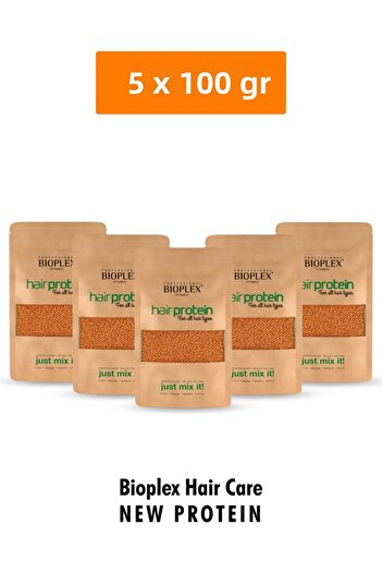 Bioplex Hair Care Protein - Special Product Against Weakness in Hair Lightening and Dyeing Processes 5x100 Gr - 5 Pack
