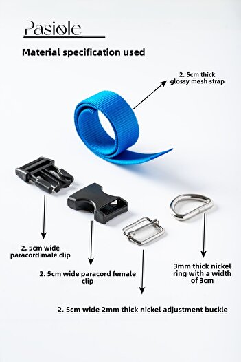 pasiole Dog Collar, Dog Collar, Adjustable, Sturdy Dog Collar - Twee