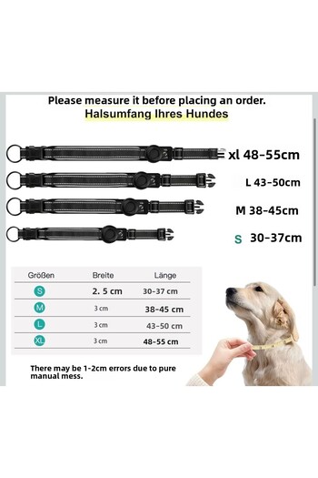 NAN High Quality, Reflective Dog Collar