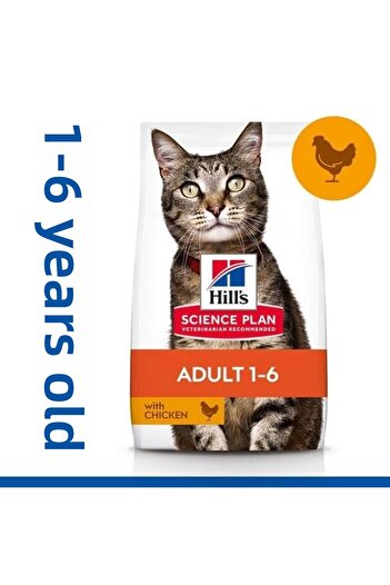 Hill's Hills Science Plan with Chicken Adult 1-6 Dry Cat Food - 1.5 kg
