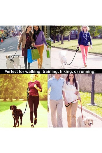 TechnoSmart Dog Collar Reflective 130 Cm Rope for Medium and Large Size Dogs