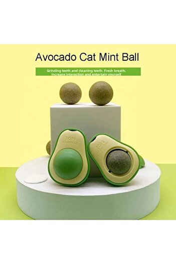 OrsarPets Avocado Shaped Cat Mint - Game Ball with Herb Edible, Natural Captin
