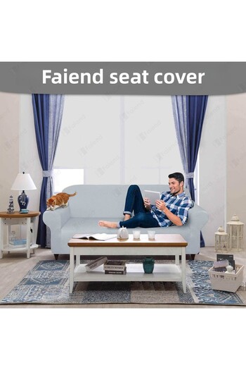 Faiend 3+3+1+1 Gray Elastic Ballet and Seat Cover Set