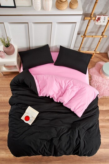 INTER Z Single Duvet Cover Set with Fitted Sheet and 1 Pillowcase