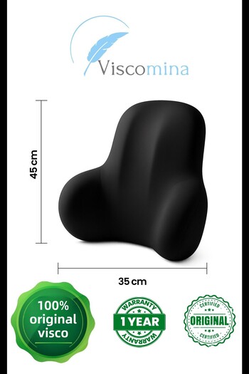 Viscomina Orthopedic Back Pillow Viscosa Lumbar Pillow Tool Lumbar Pillow 100% Viscosa Lumbar Pillow Dark Blue Color