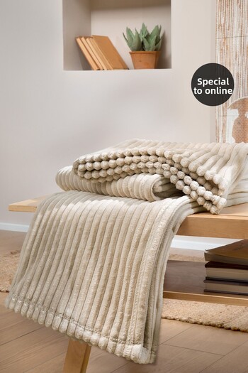 Yataş Holly Wellsoft Ecru Tv Blanket