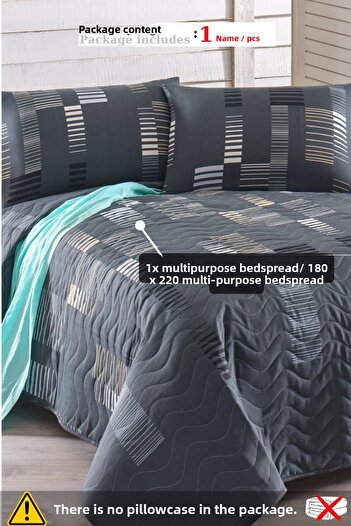Eponj Home Multi-Purpose Cover Single Trace Anthracite