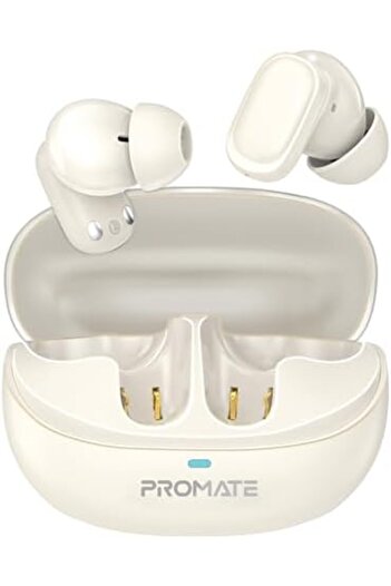 Promate TWS Earbuds With 6Hrs Playtime, HD Microphone for Immaculate Calls, IntelliTouch Controls, I