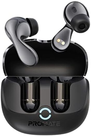 Promate True Wireless Earbuds with Active Noise Cancellation (ANC) and Environmental Noise Cancellat