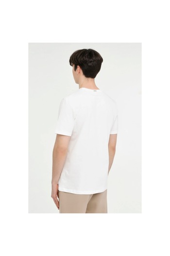 lumberjack Renato Men's White Round Neck T-Shirt