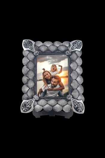 AYDİZAYN Seashell Patterned Polyester Photo Frame