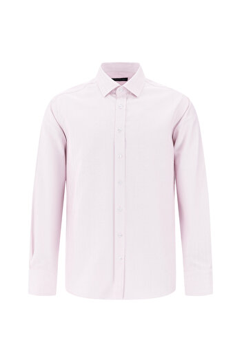 Kiğılı Slim Fit cu mânecă lungă - Cămașă clasică din bumbac satinat, slim fit