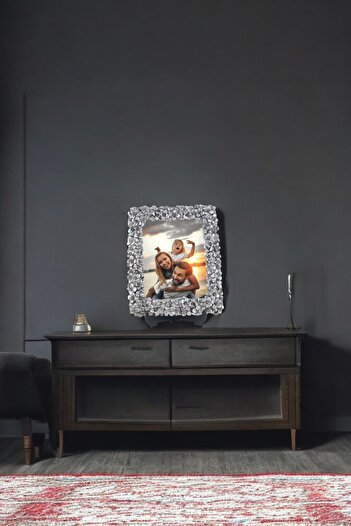 AYDİZAYN Clover Patterned Polyester Photo Frame