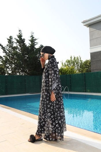 Starinci Mayo Pareo Black Stone Patterned