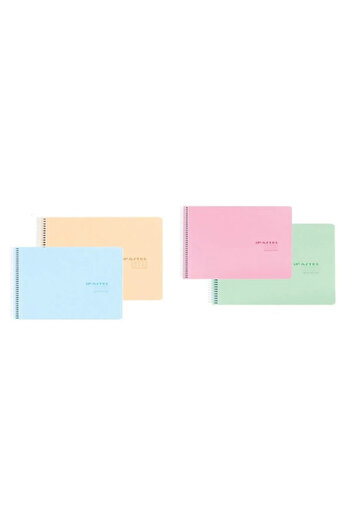 Keskin Color 35X50 20 Sheets Spiral Plastic Cover Pastel Painting Notebook 1 Piece