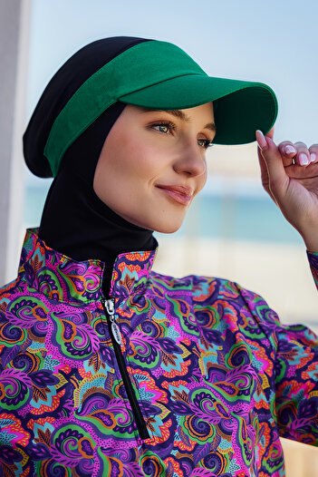 Remsa Mayo Ayarlanabilir Vizör Tenisçi Golf Şapka Güneş Koruyucu Siperlik RŞ-109 Benetton