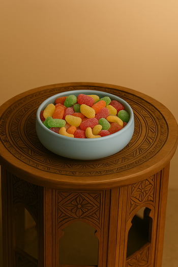 DemCey Home Stone Bowl Snack Bowl Decorative Bohemian Salad Plate